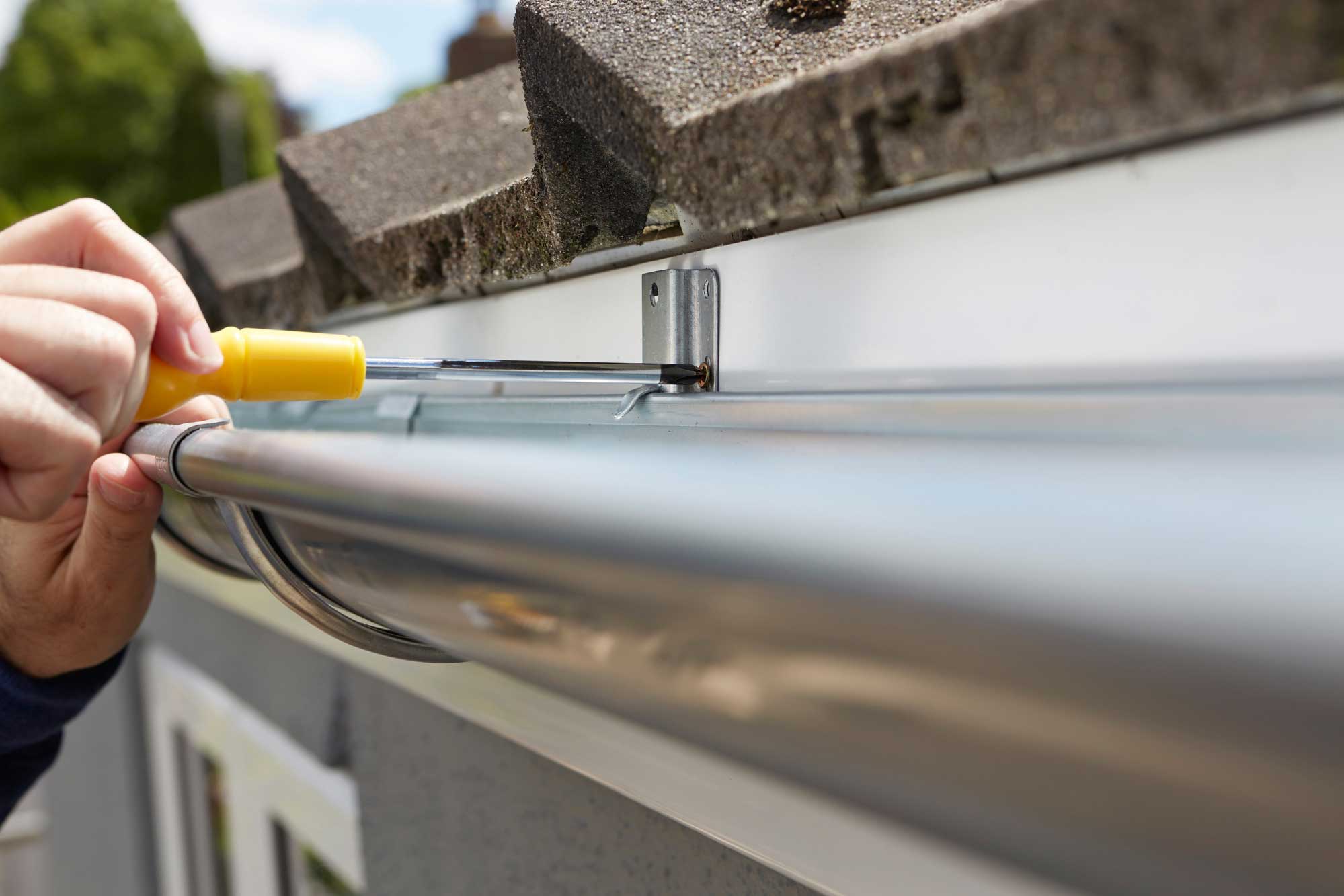 commercial gutter installation, commercial gutter cost